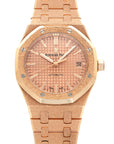 Audemars Piguet - Audemars Piguet Frosted Rose Gold Royal Oak Ref. 15454 - The Keystone Watches