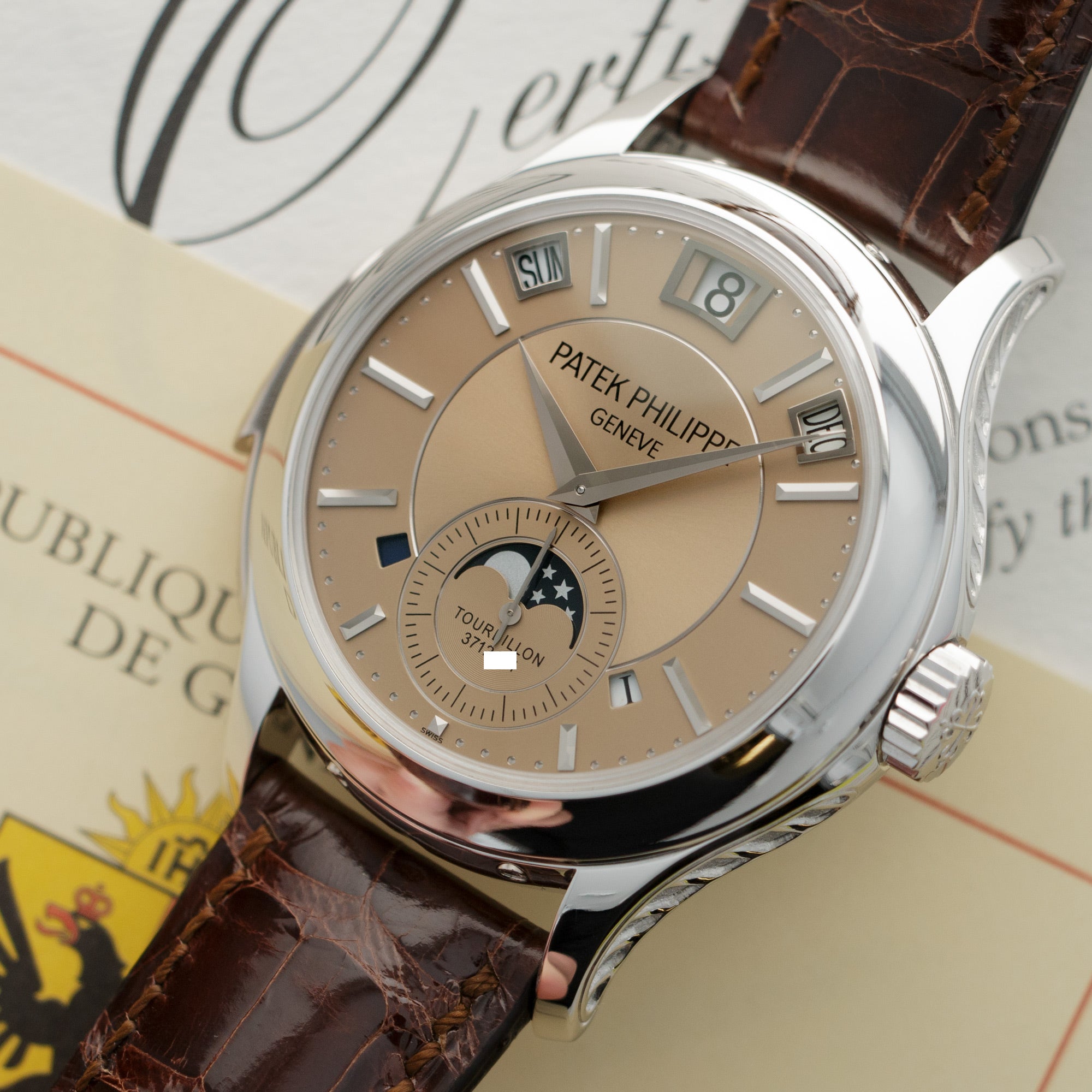 Patek Philippe - Patek Philippe Platinum Grand Complications Minute Repeater Watch Ref. 5207 - The Keystone Watches