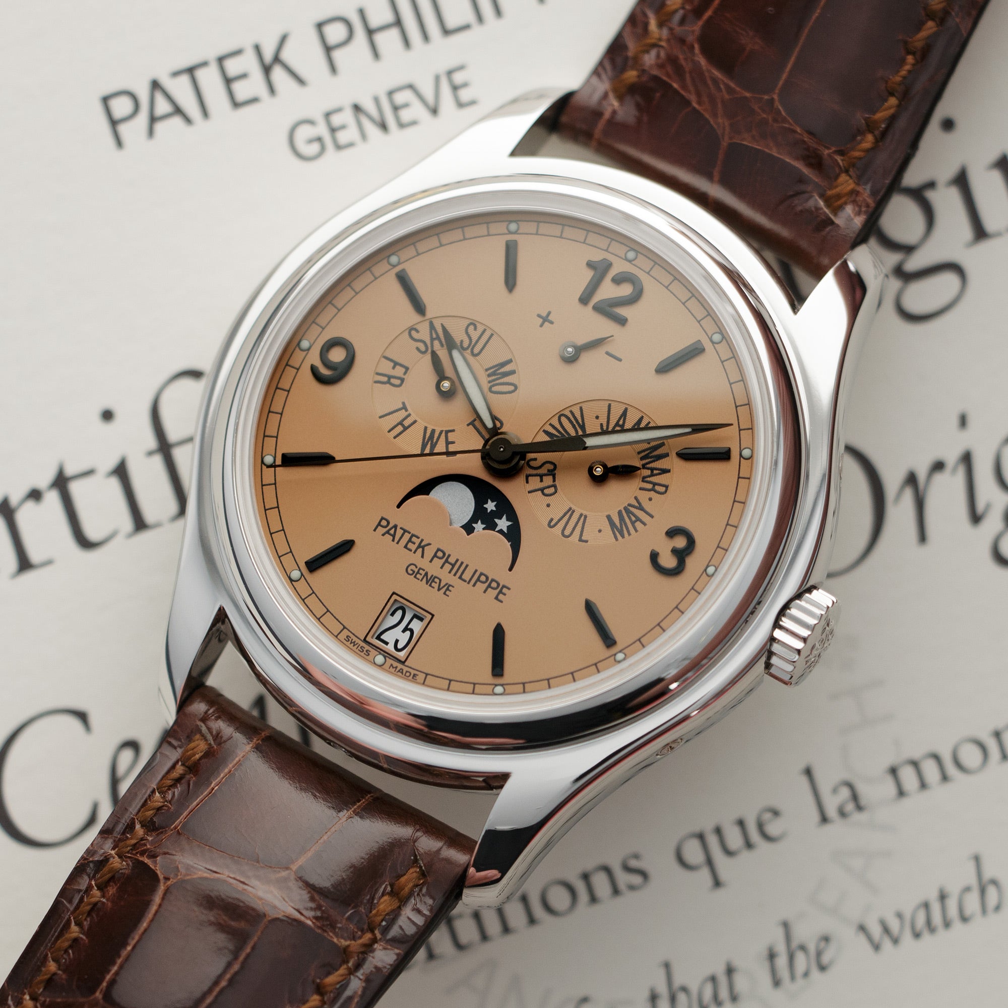 Patek Philippe - Patek Philippe Platinum Advanced Research Annual Calendar Watch Ref. 5450 - The Keystone Watches