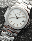 Patek Philippe - Patek Philippe Steel Nautilus Ref. 3800 with White Dial - The Keystone Watches