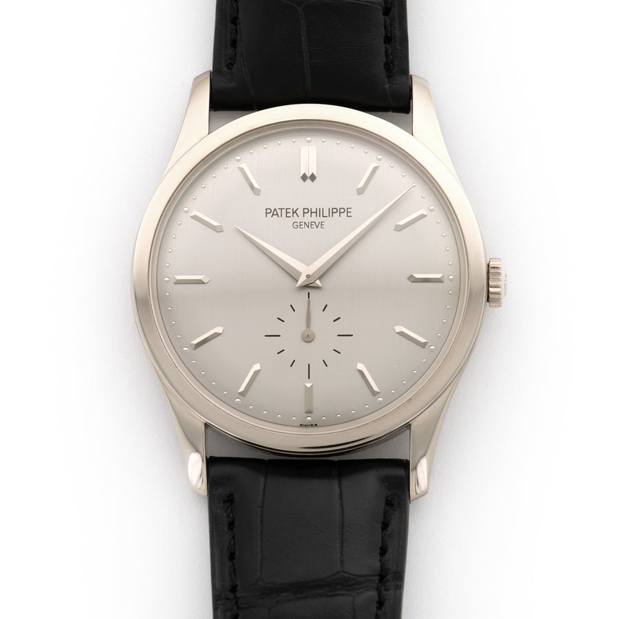 Patek Philippe White Gold Calatrava Watch Ref. 5196