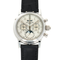Patek Philippe Platinum Perpetual Split Seconds Chronograph Watch Ref. 5004