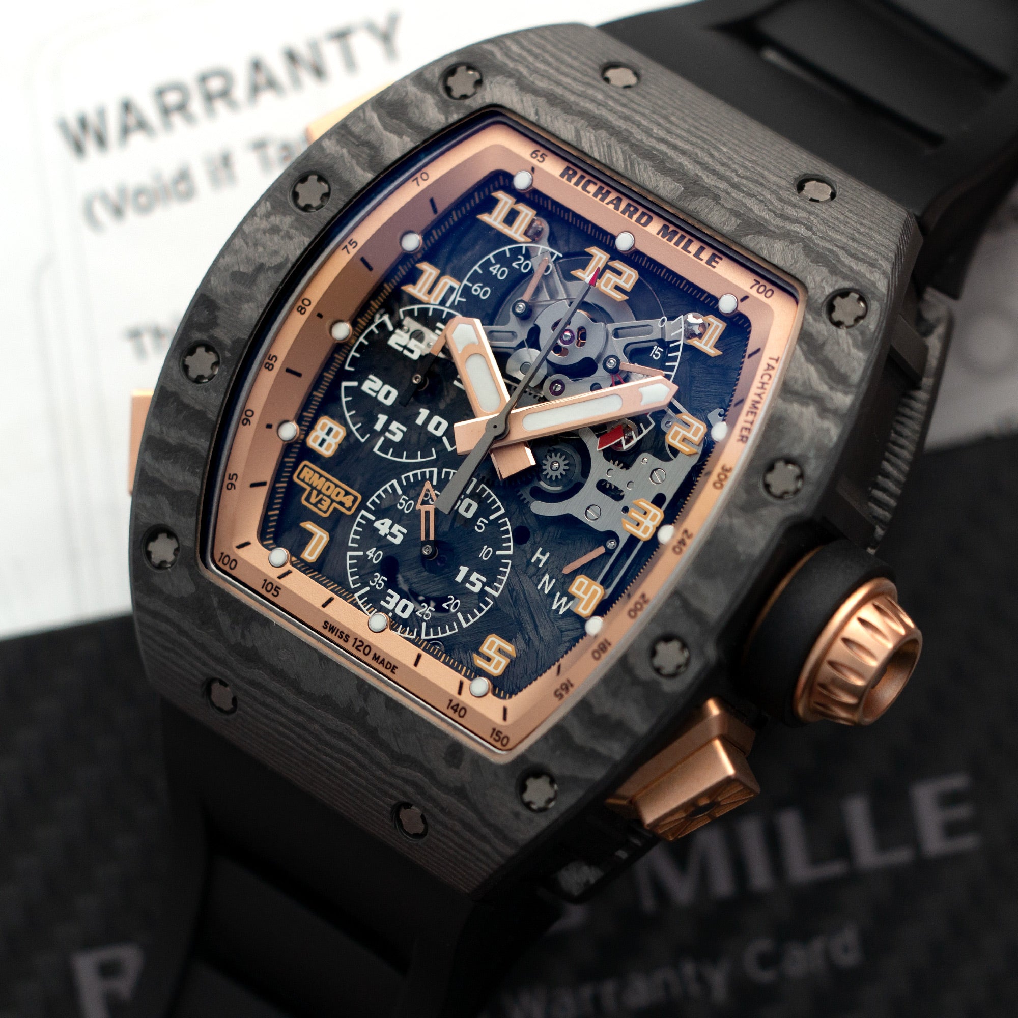 Richard Mille - Richard Mille Rose Gold Split Seconds Chrono Ref. RM004 V3 Asia Edition - The Keystone Watches