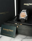 Audemars Piguet - Audemars Piguet White Gold Royal Oak Salmon Dial Watch Ref. 15202 - The Keystone Watches