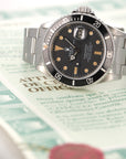 Rolex - Rolex Submariner Watch Ref. 16800, with Original Warranty Paper - The Keystone Watches