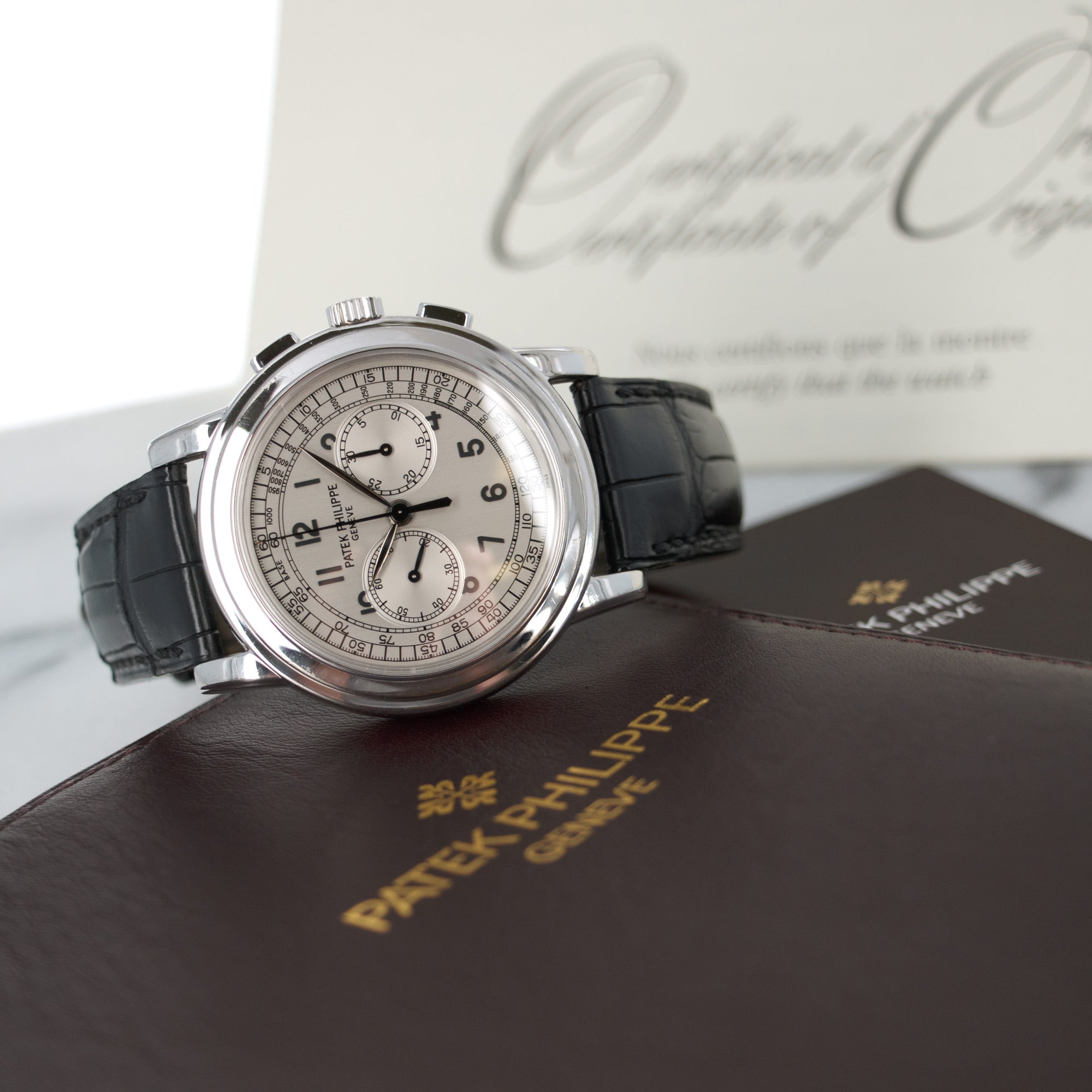 Patek Philippe - Patek Philippe White Gold Chronograph Watch Ref. 5070 - The Keystone Watches