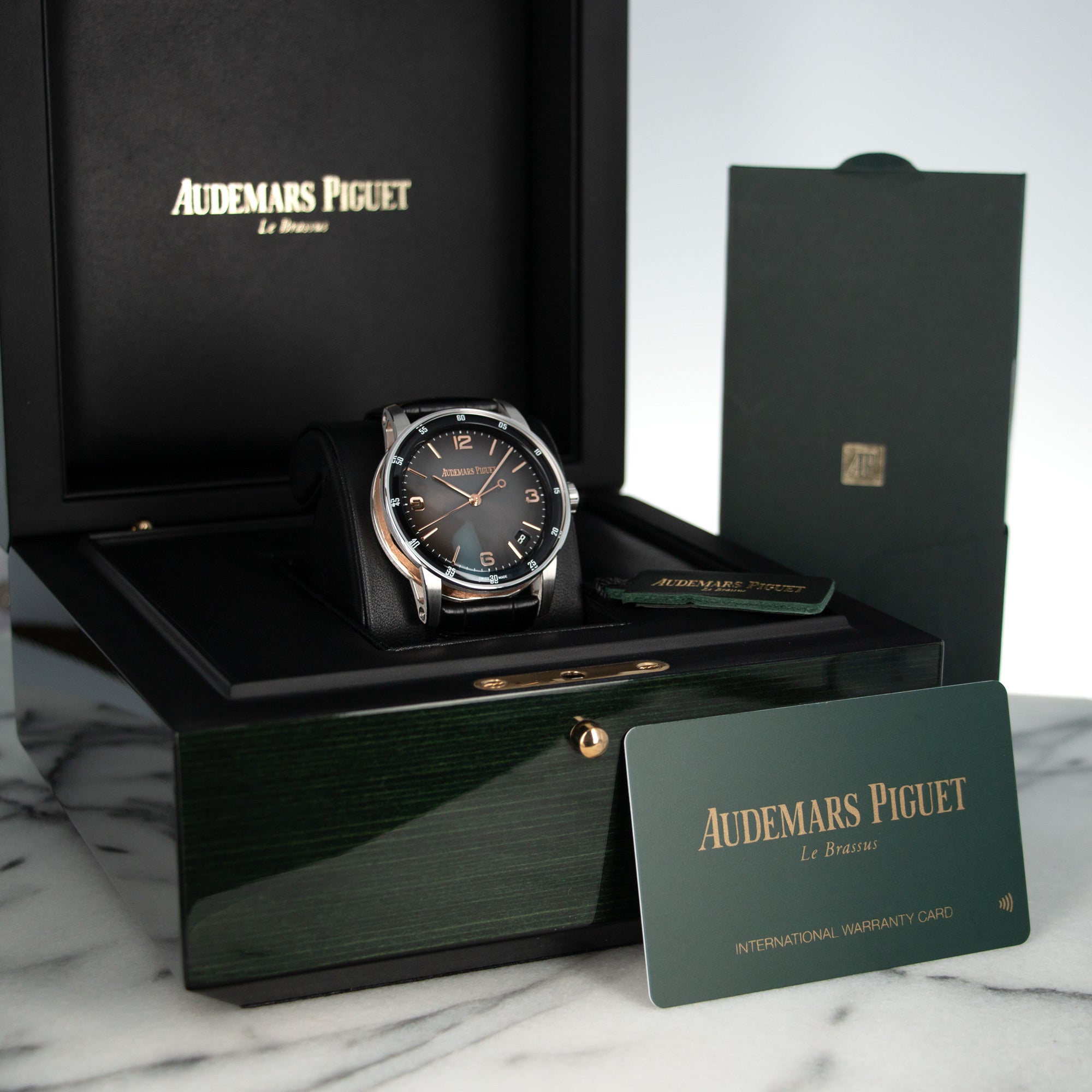 Audemars Piguet - Audemars Piguet Rose Gold &amp; White Gold Code 11.59 Watch - The Keystone Watches