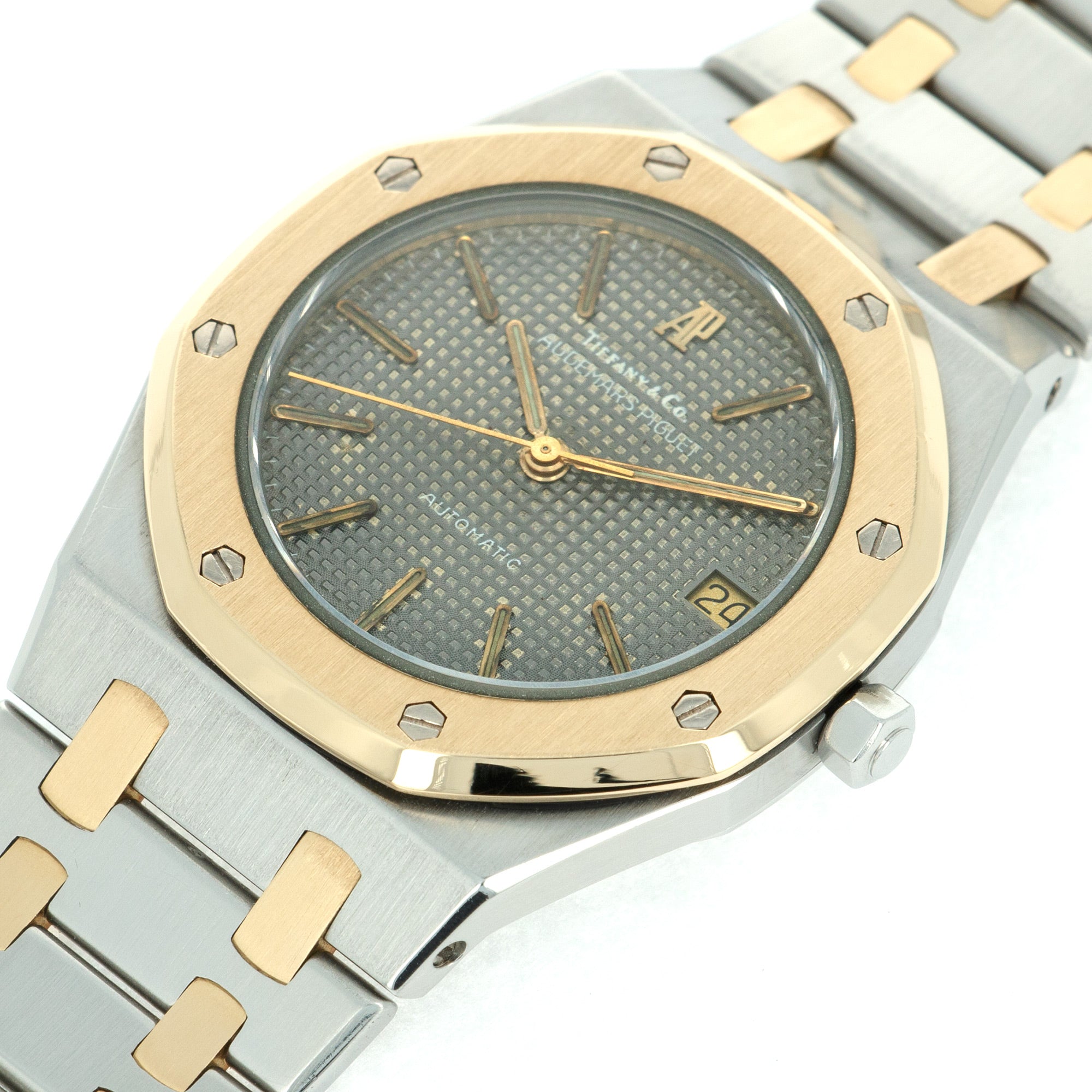 Audemars Piguet Two-Tone Royal Oak Automatic Watch Ref. 4100, Retailed by Tiffany &amp; Co.
