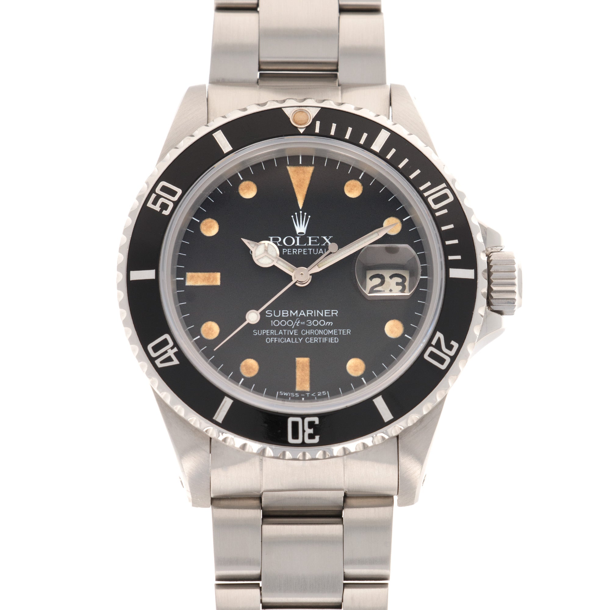 Rolex - Rolex Submariner Watch Ref. 16800, with Original Warranty Paper - The Keystone Watches