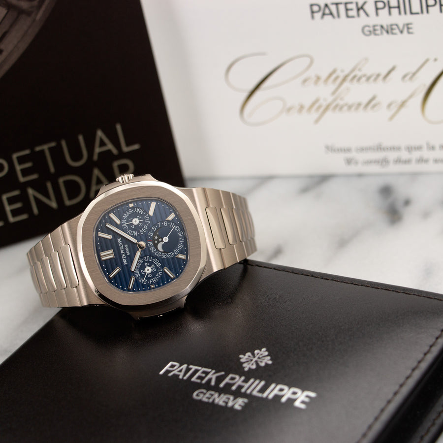 PATEK PHILIPPE NAUTILUS PERPETUAL CALANDAR 5740/1G - Carr Watches