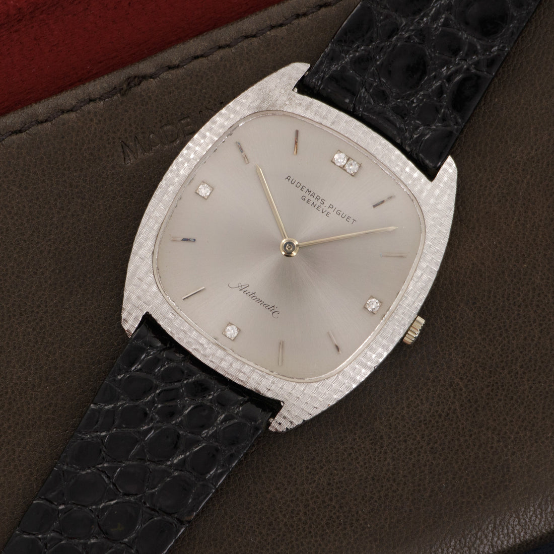 Audemars Piguet White Gold Diamond Automatic Watch