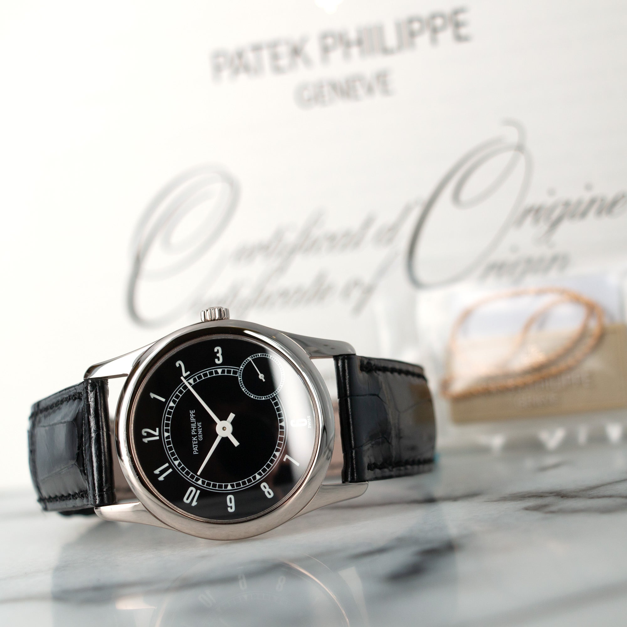 Patek Philippe - Patek Philippe White Gold Calatrava Automatic Watch Ref. 5000 - The Keystone Watches