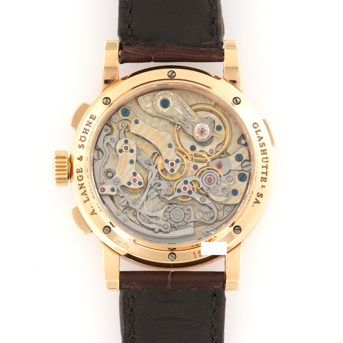 A. Lange & Sohne Rose Gold Datograph Dufour Watch Ref. 403.031