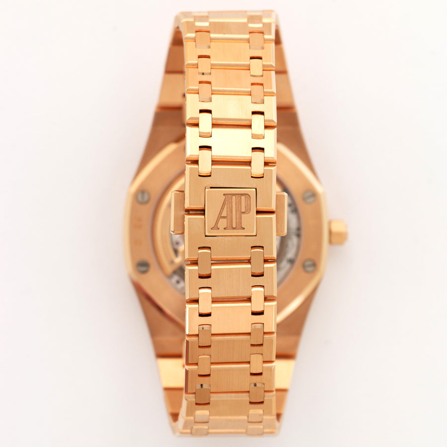 Audemars Piguet Rose Gold Royal Oak Automatic Extra-Thin Watch