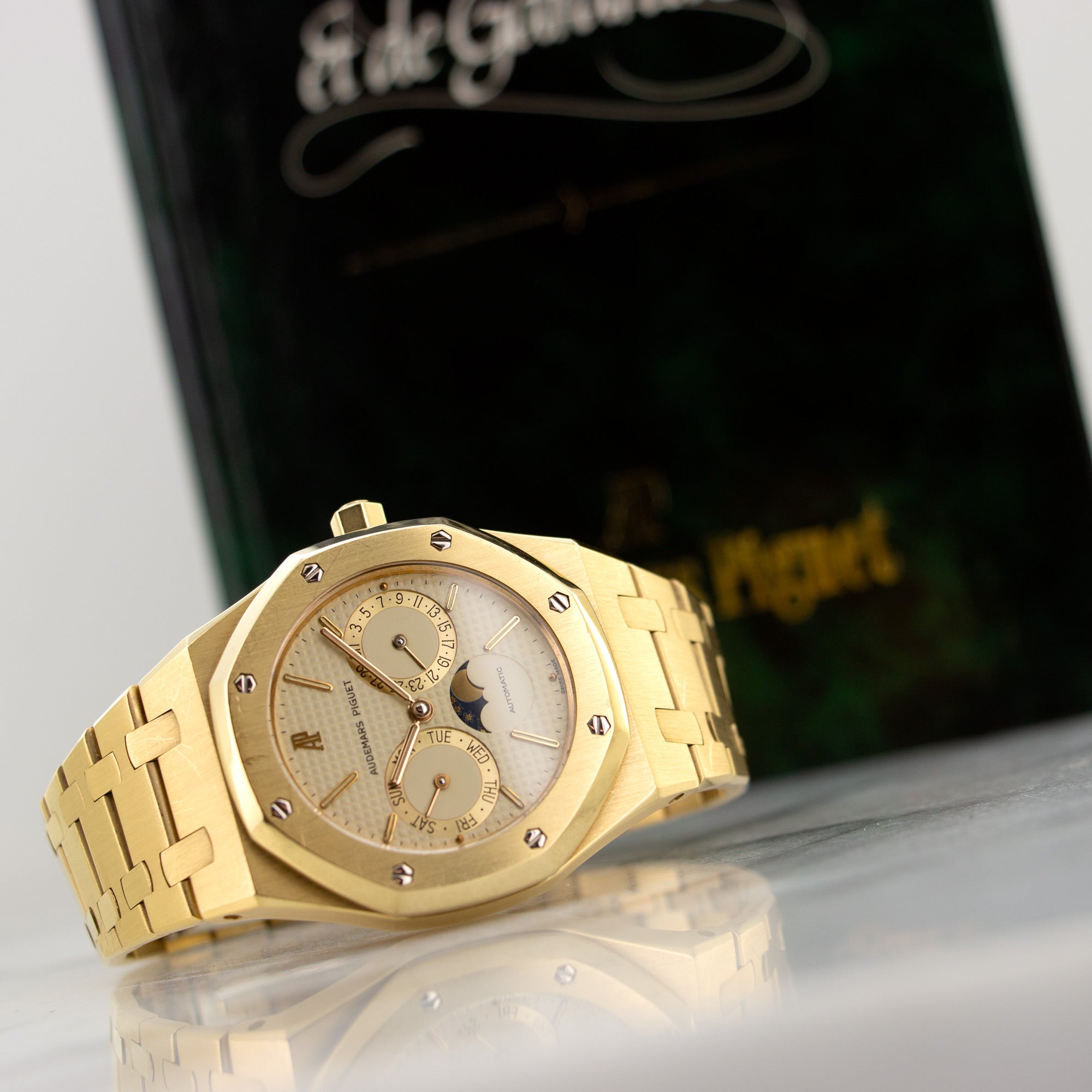 Audemars Piguet - Audemars Piguet Yellow Gold Royal Oak Moonphase Day-Date Watch Ref. 5594 - The Keystone Watches