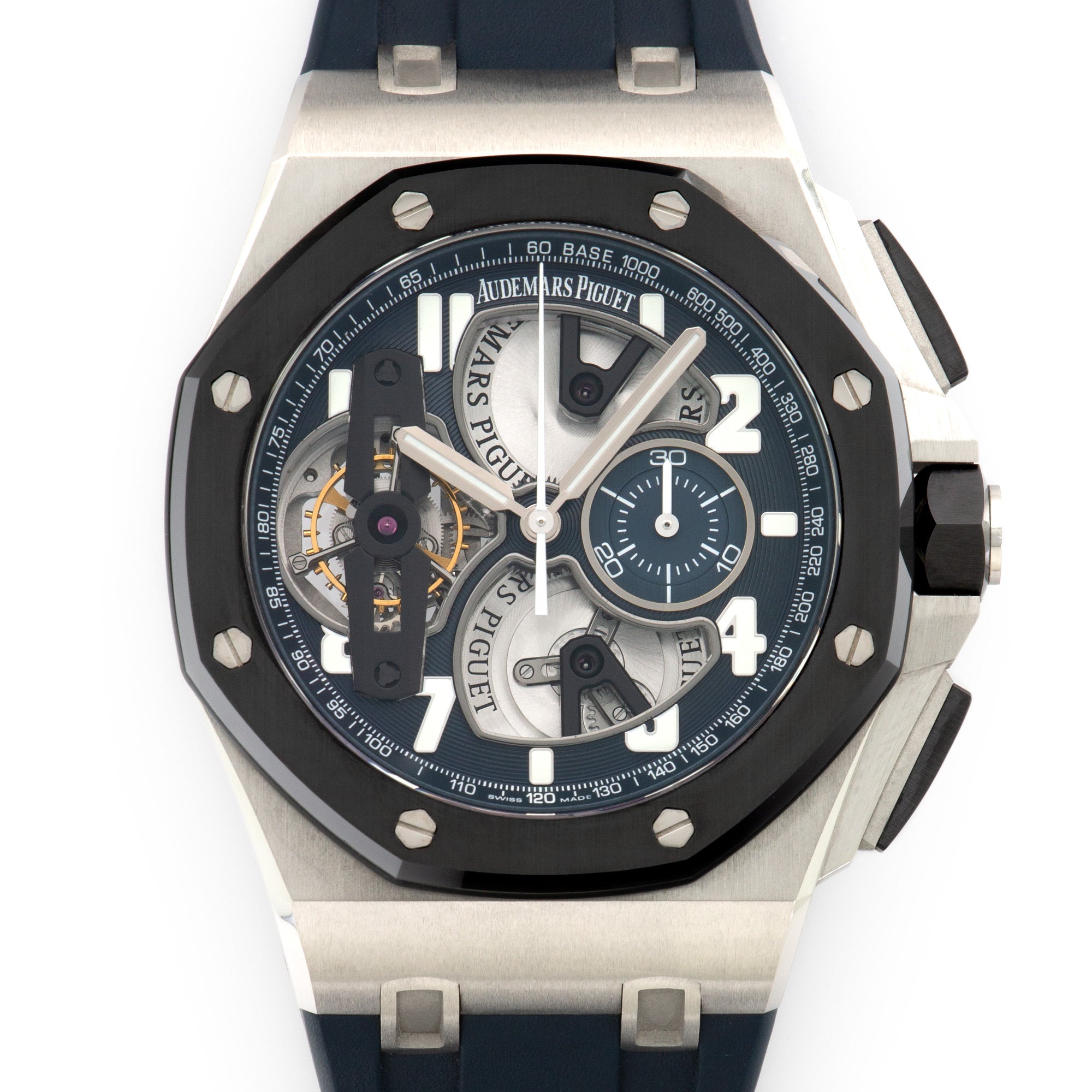 Audemars Piguet - Audemars Piguet Platinum Royal Oak Offshore Tourbillon Watch Ref. 26388 - The Keystone Watches