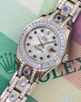 Rolex - Rolex White Gold Pearlmaster Diamond Sapphire Ref. 80309 - The Keystone Watches