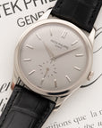 Patek Philippe - Patek Philippe White Gold Calatrava Watch Ref. 5196 - The Keystone Watches