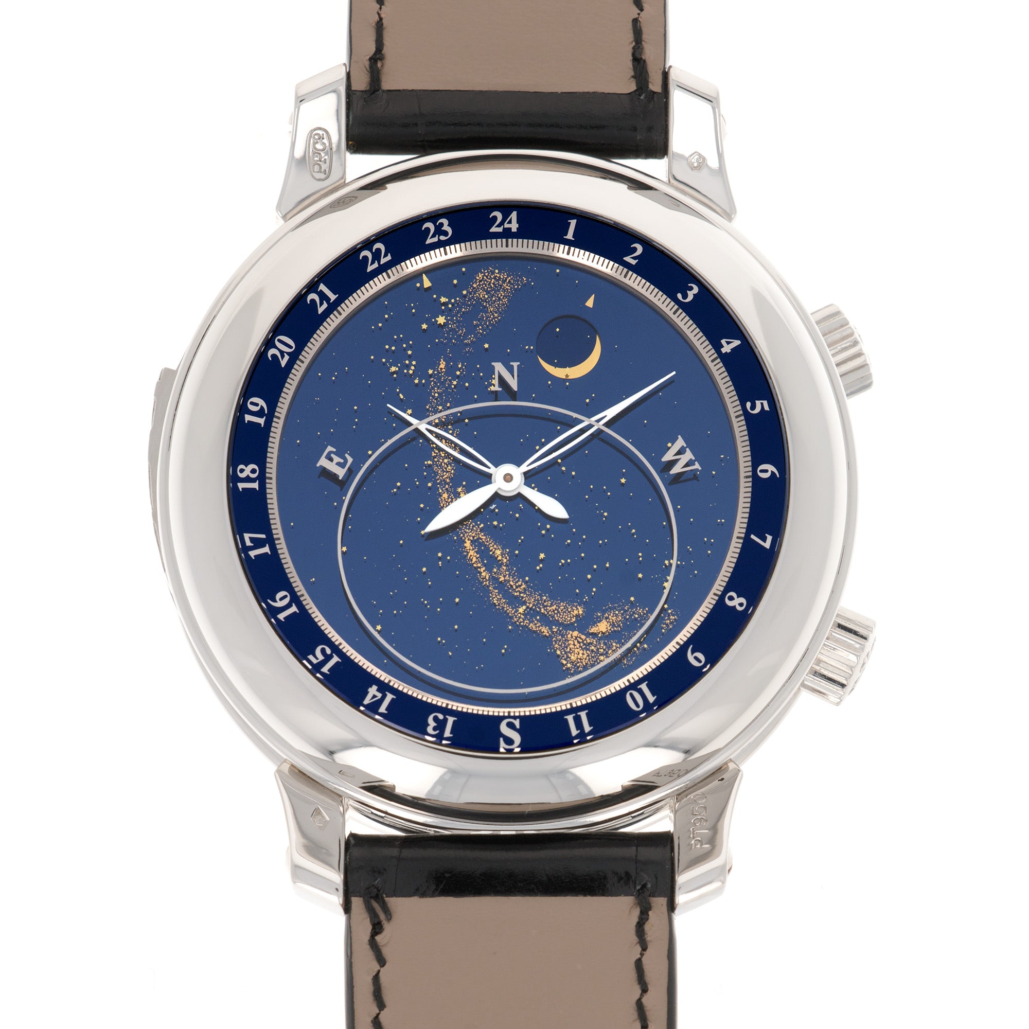 Patek Philippe - Patek Philippe Platinum Sky Moon Tourbillon Watch Ref. 5002 - The Keystone Watches