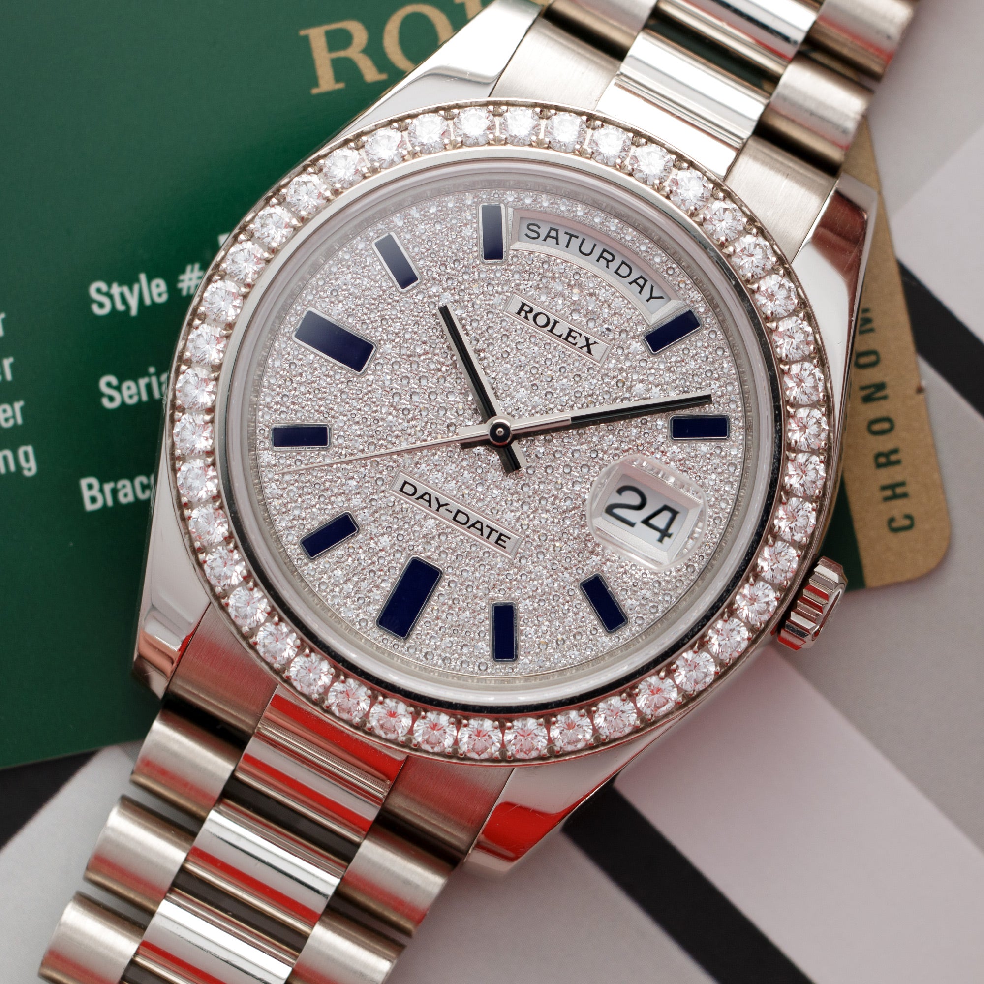 Rolex - Rolex White Gold Day-Date 41 Ref. 218349 - The Keystone Watches