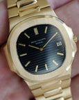 Patek Philippe Yellow Gold Nautilus Jumbo Watch Ref. 3700