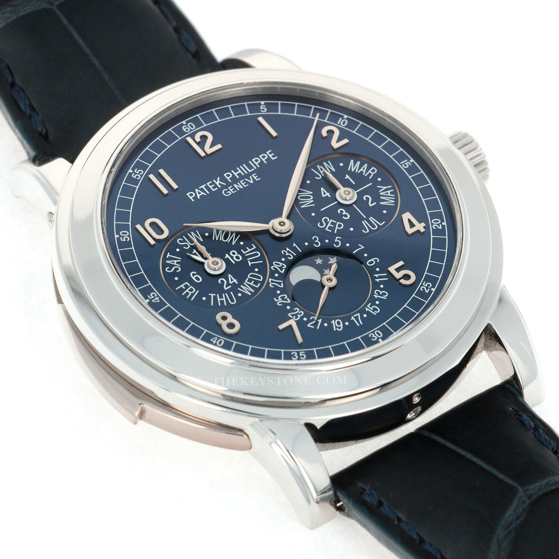 Patek Philippe Platinum Perpetual Calendar Minute Repeater Watch Ref. 5074, One of Only Two Known
