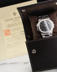 Patek Philippe - Patek Philippe Nautilus Jumbo Watch Ref. 3700 with Original Warranty - The Keystone Watches