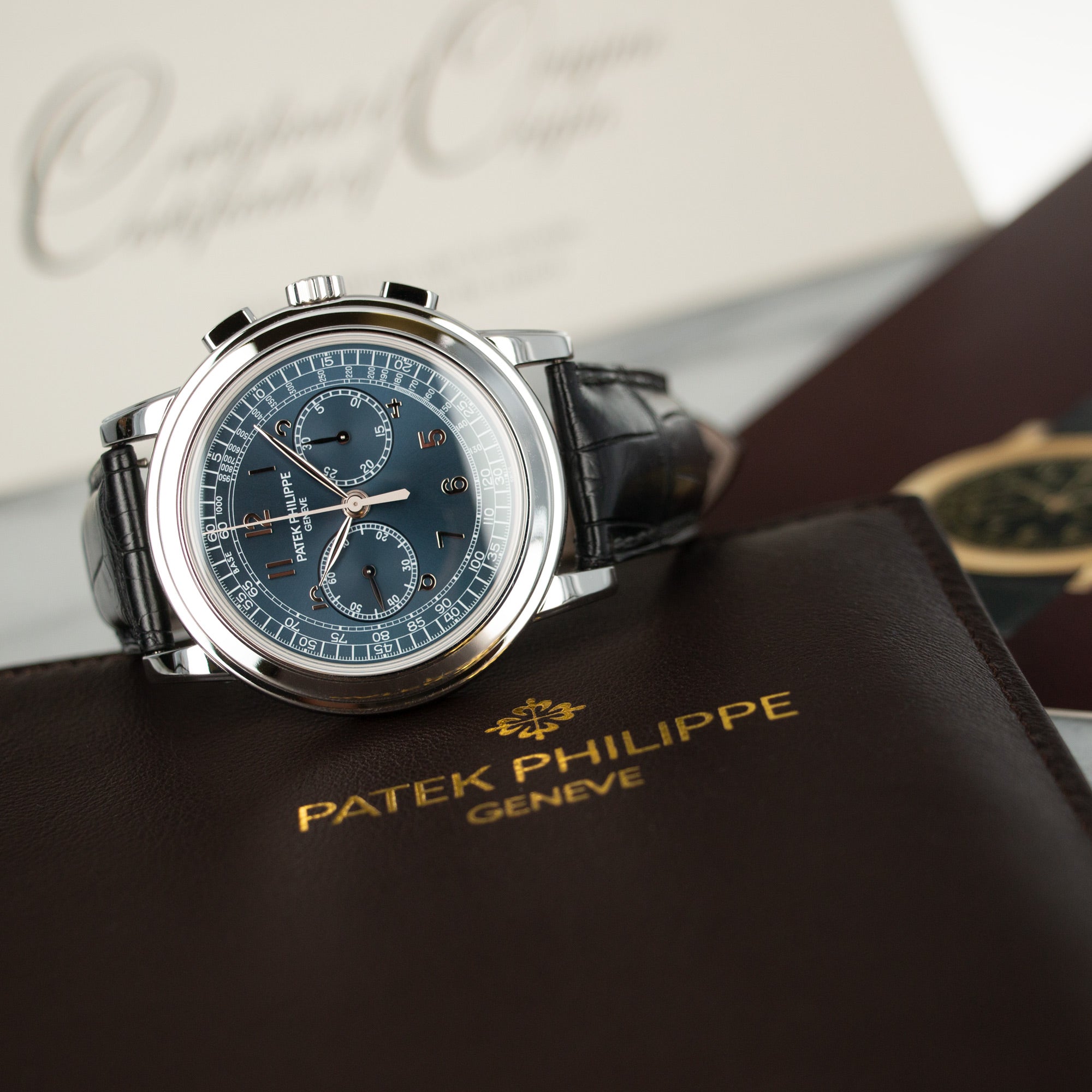 Patek Philippe - Patek Philippe Platinum Chronograph Watch Ref. 5070 - The Keystone Watches