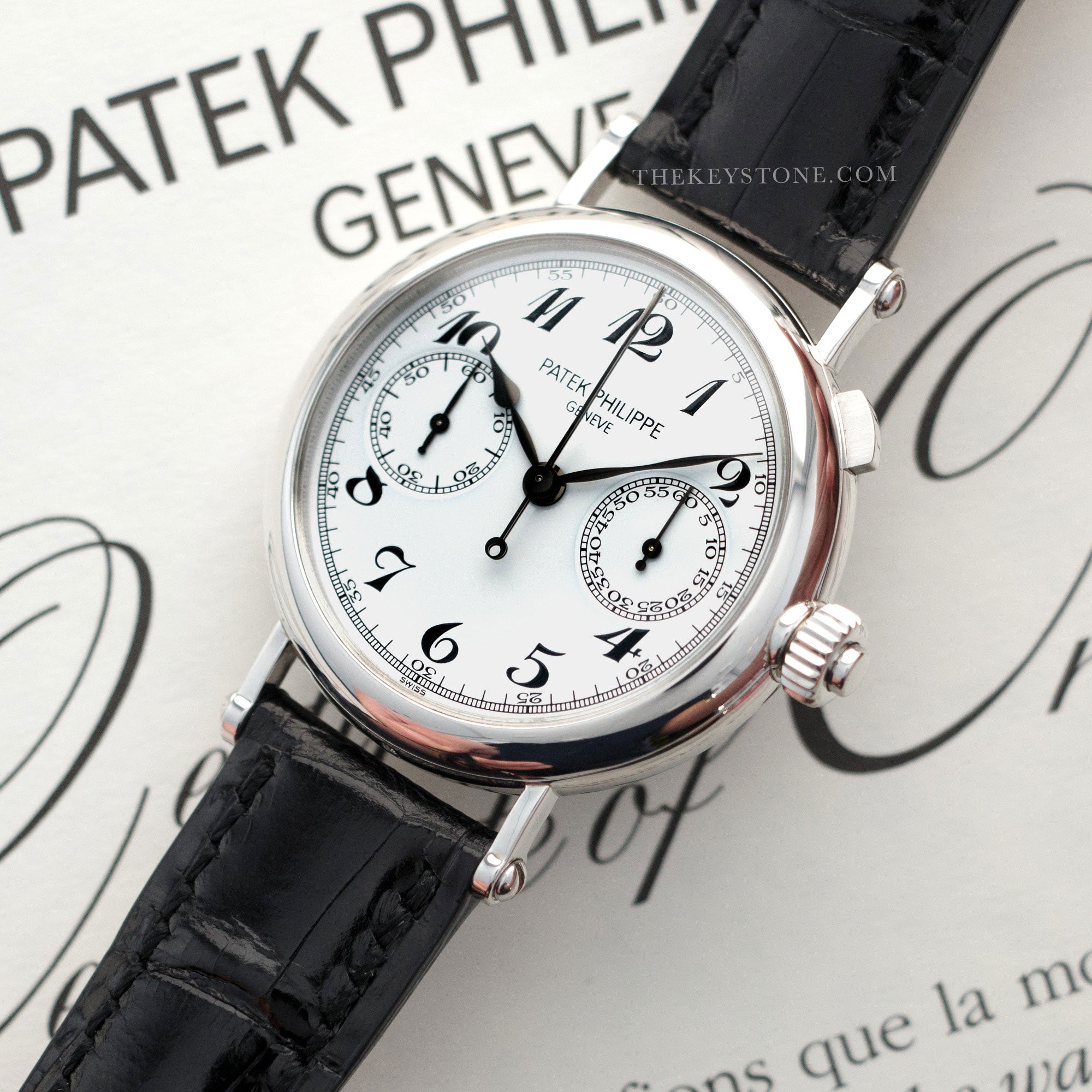 Patek Philippe - Patek Philippe Platinum Monopusher Split Seconds Chrono Ref. 5959 - The Keystone Watches