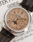 Patek Philippe - Patek Philippe Platinum Perpetual Calendar Chronograph Watch Ref. 5270 - The Keystone Watches