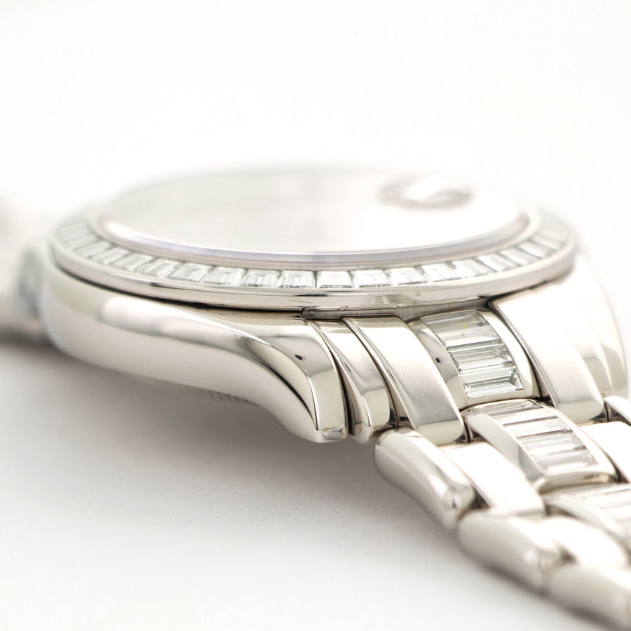 Rolex Platinum Masterpiece Baguette Diamond BraceletRef. 18956