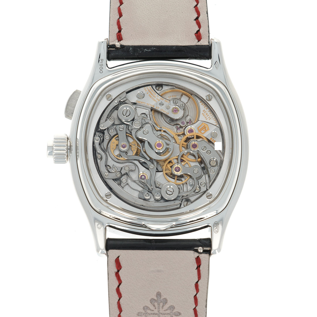 Patek Philippe Platinum Split Seconds Perpetual Monopoissor Chronograph Watch Ref. 5951