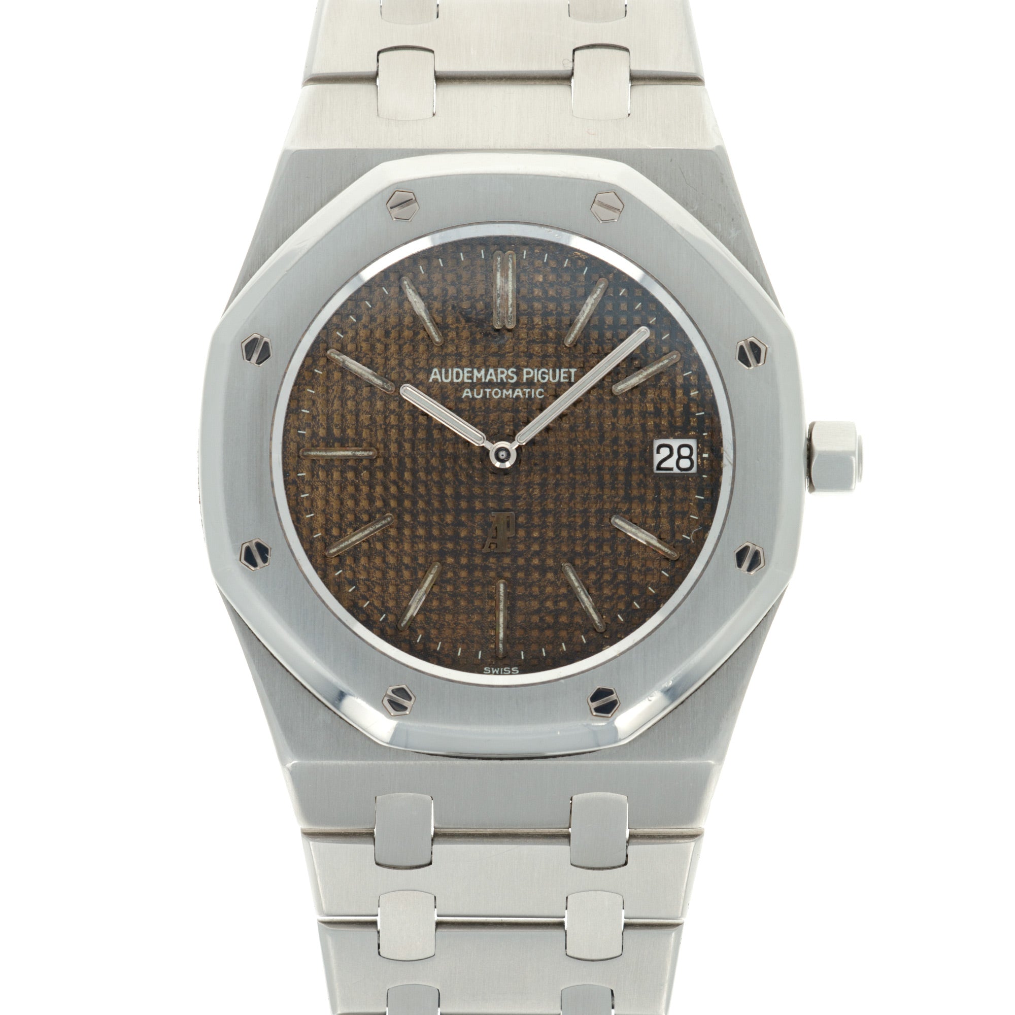 Audemars Piguet - Audemars Piguet Steel Royal Oak Ref. 5402 with Tropical Dial, with Box and Papers - The Keystone Watches