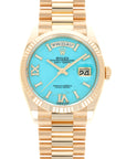 Rolex - Rolex Yellow Gold Day-Date Turquoise Diamond Watch Ref. 128238 - The Keystone Watches