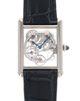 Cartier - Cartier White Gold Tank Louis Skeleton Watch Ref. W5310012 - The Keystone Watches