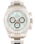 Rolex - Rolex Platinum Cosmograph Daytona Diamond Watch Ref. 116576 - The Keystone Watches