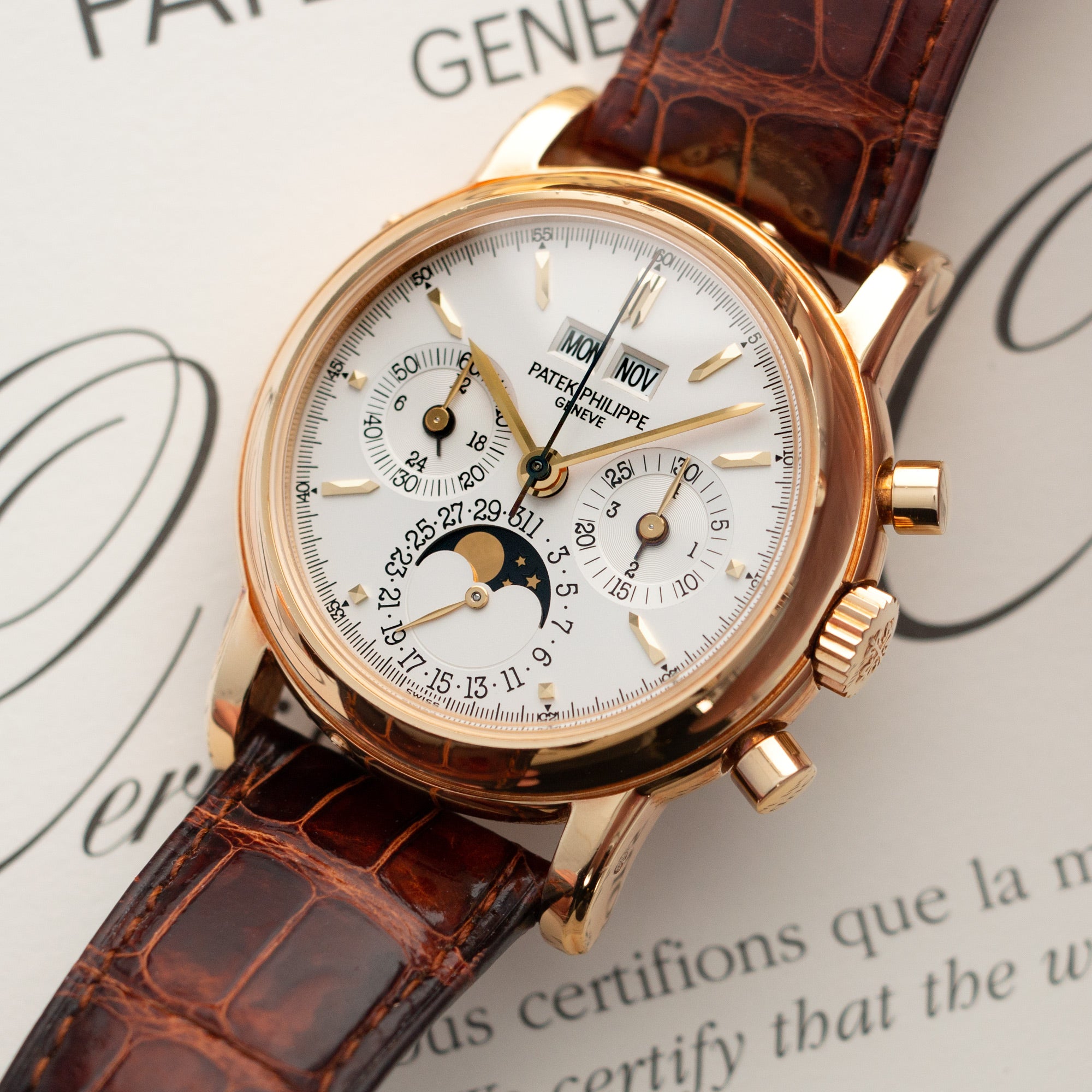 Patek Philippe - Patek Philippe Perpetual Calendar Yellow Gold Ref. 3970 - The Keystone Watches