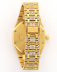 Audemars Piguet - Audemars Piguet Yellow Gold Royal Oak Diamond Watch - The Keystone Watches