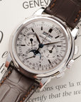 Patek Philippe - Patek Philippe White Gold Perpetual Calendar Chrono Watch Ref. 5970 - The Keystone Watches