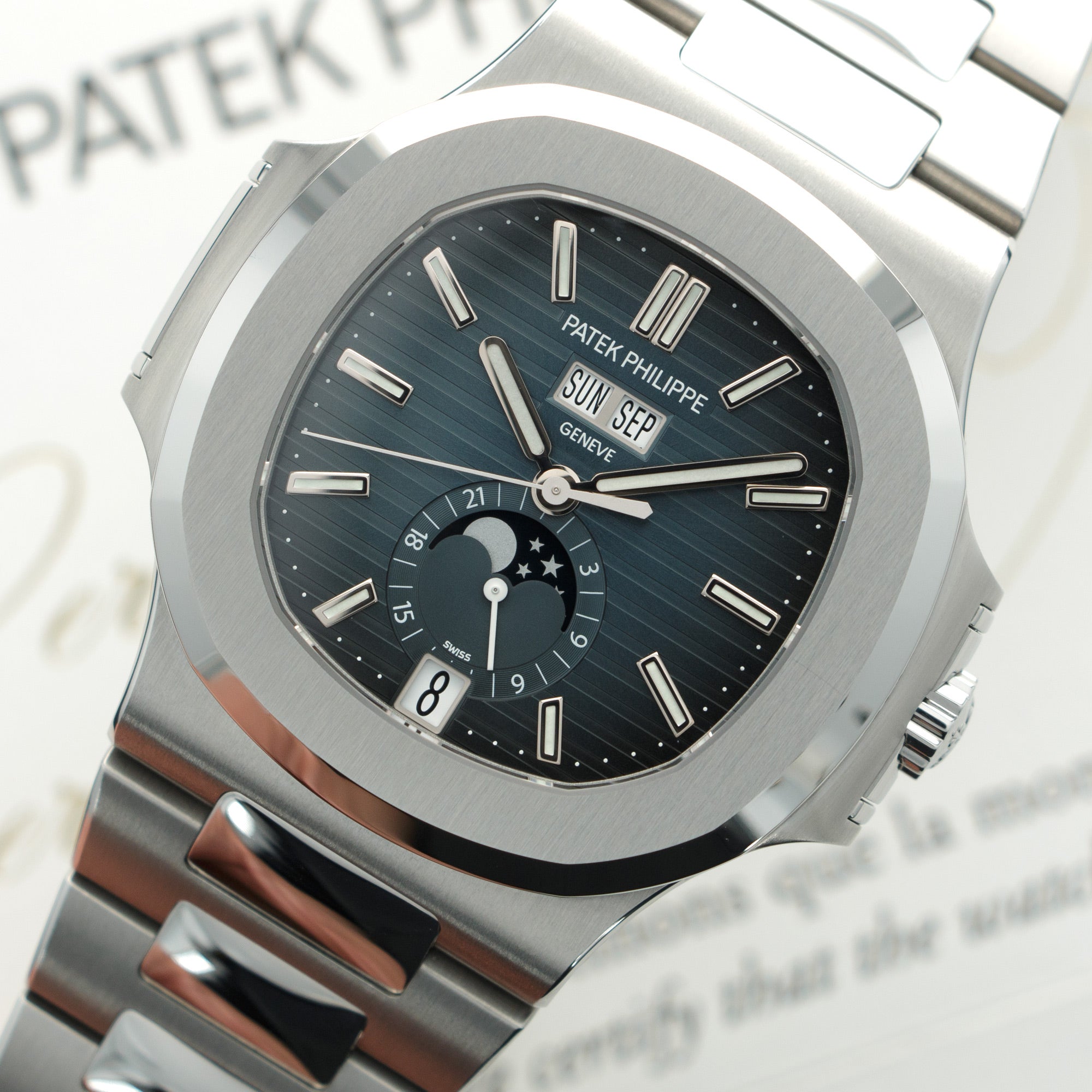 Patek Philippe - Patek Philippe Nautilus Annual Calendar Watch Ref. 5726 - The Keystone Watches