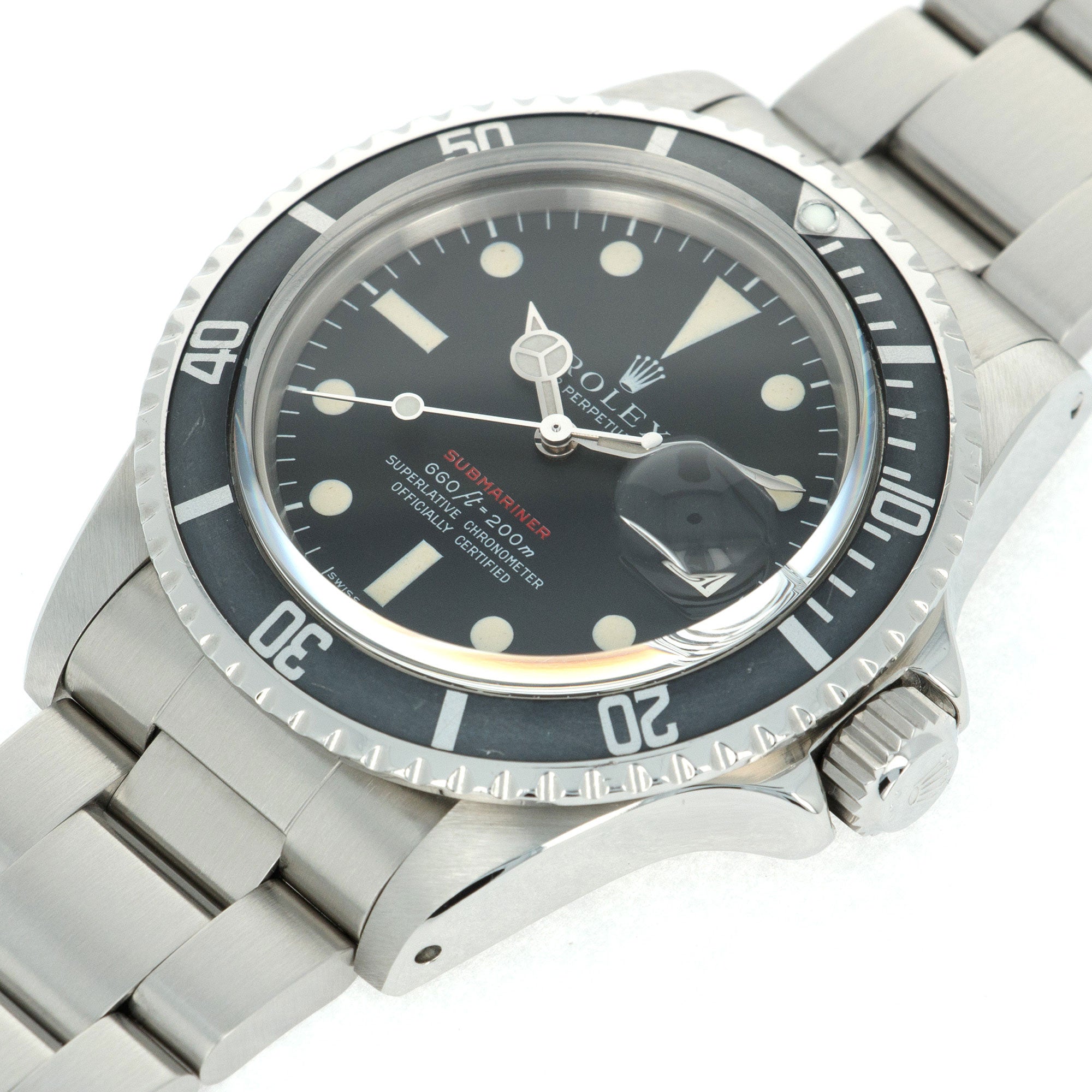 Rolex - Rolex Red Submariner Watch Ref. 1680 with Original Box and Papers - The Keystone Watches