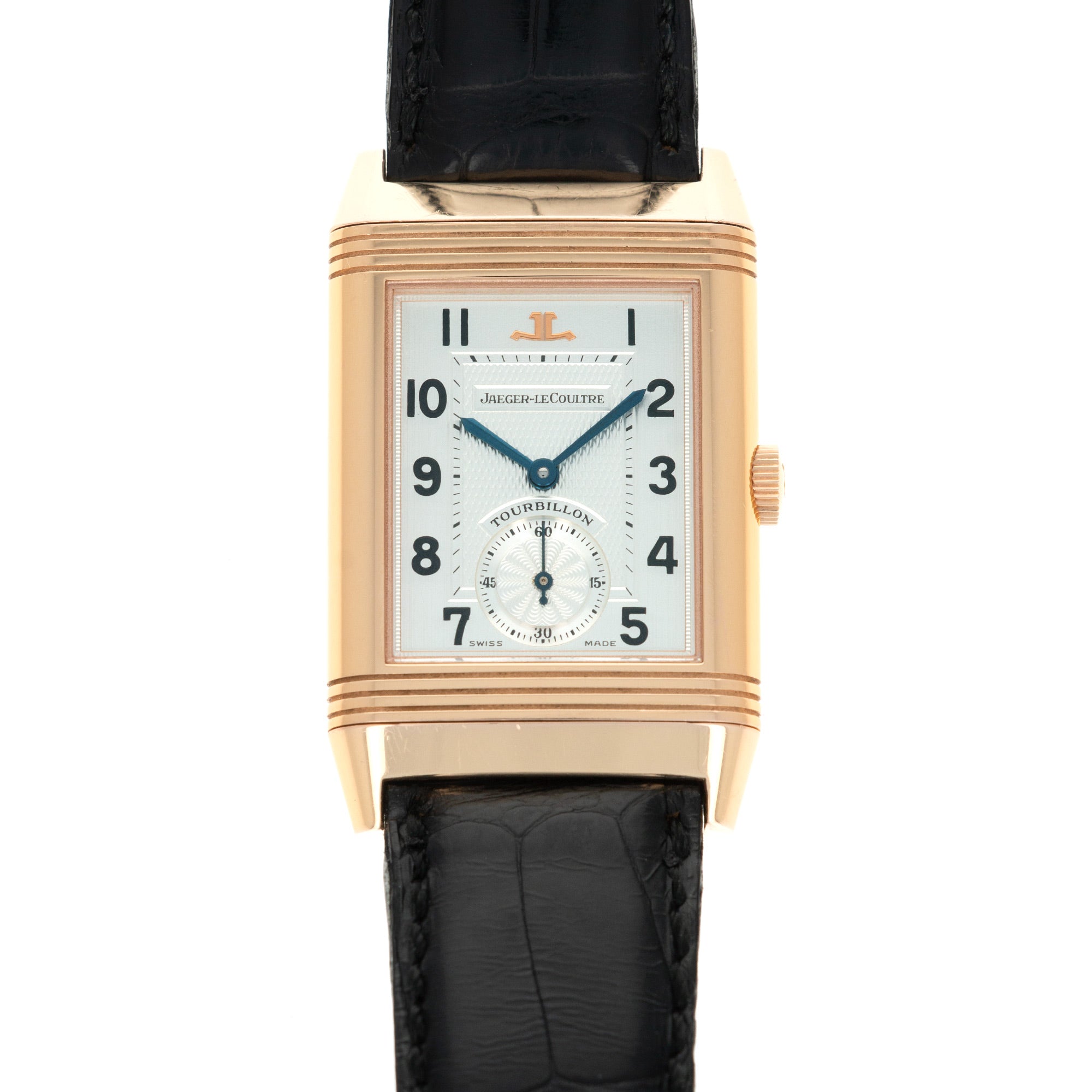Jaeger LeCoultre - Jaeger Lecoultre Rose Gold Reverso Tourbillon Watch, Ref. 270.2.68 - The Keystone Watches