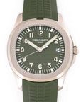 Patek Philippe - Patek Philippe White Gold Aquanaut Green Watch Ref. 5168 - The Keystone Watches