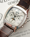 Patek Philippe - Patek Philippe White Gold Perpetual Calendar Chrono Watch Ref. 5020 - The Keystone Watches