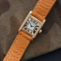 Cartier Yellow Gold Tank Normale Watch, Famously Popularized by Jackie Onassis