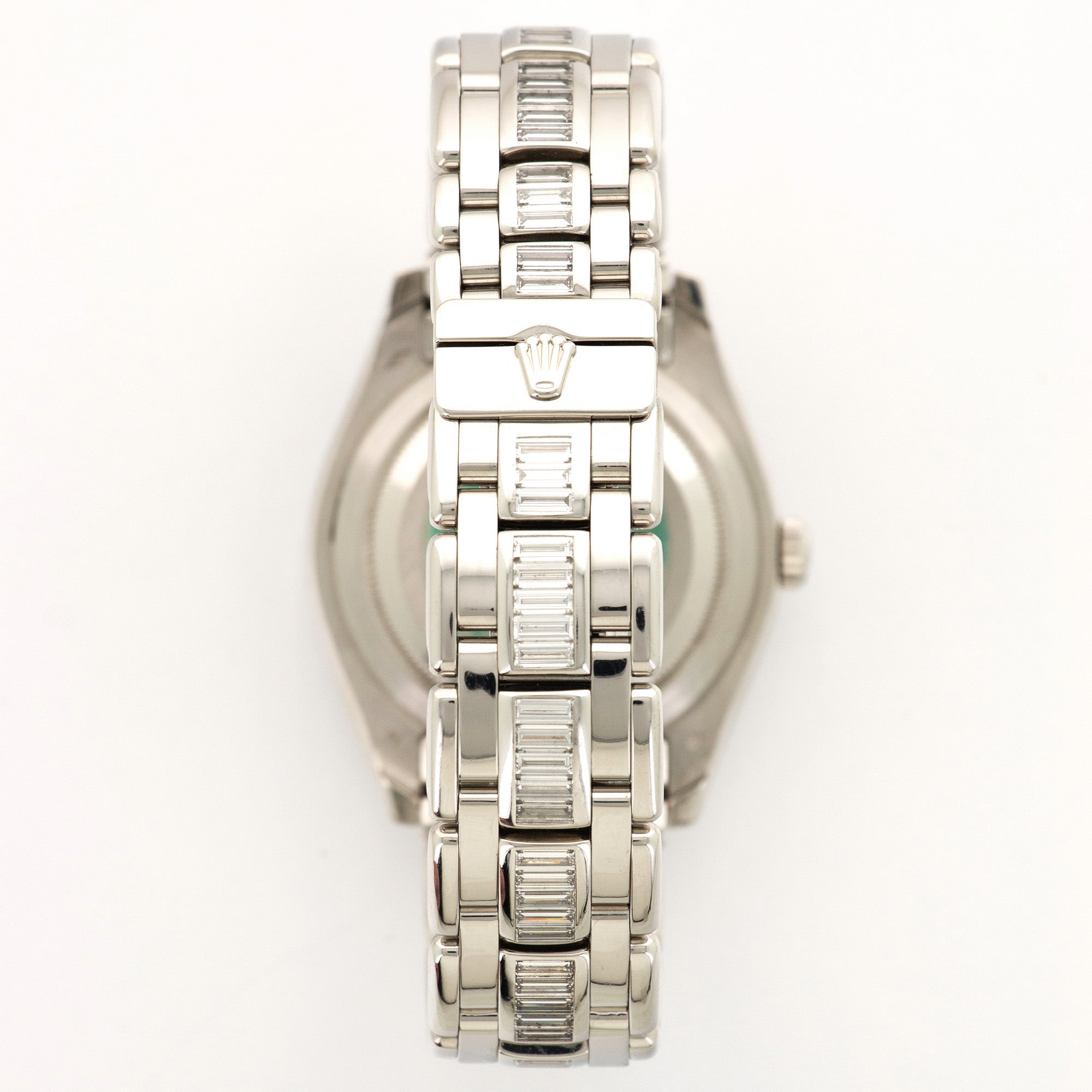 Rolex - Rolex Platinum Masterpiece Baguette Diamond BraceletRef. 18956 - The Keystone Watches