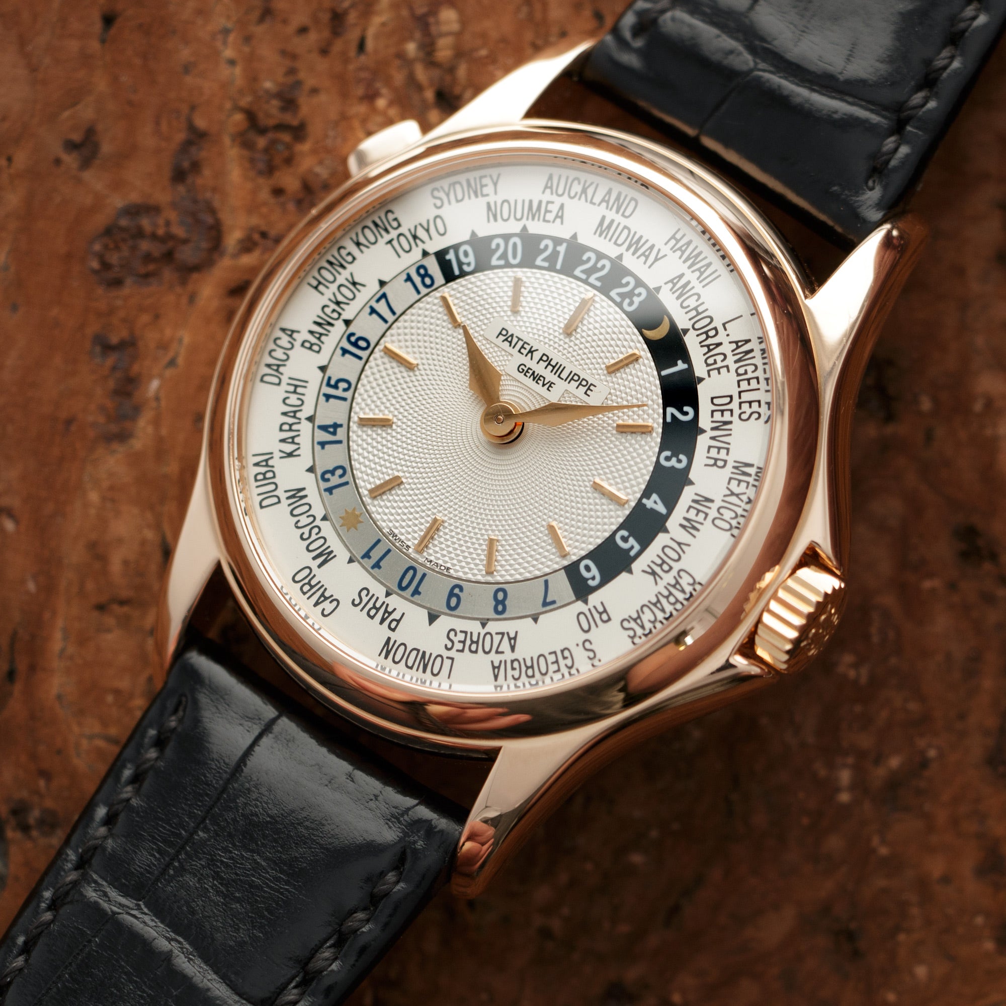 Patek Philippe - Patek Philippe Rose Gold World Time Watch Ref. 5110 - The Keystone Watches