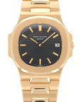 Patek Philippe - Patek Philippe Yellow Gold Nautilus Jumbo Watch Ref. 3700 - The Keystone Watches