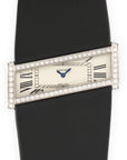 Cartier - Cartier White Gold Asymmetrical Diamond Watch with Original Box and Paper - The Keystone Watches