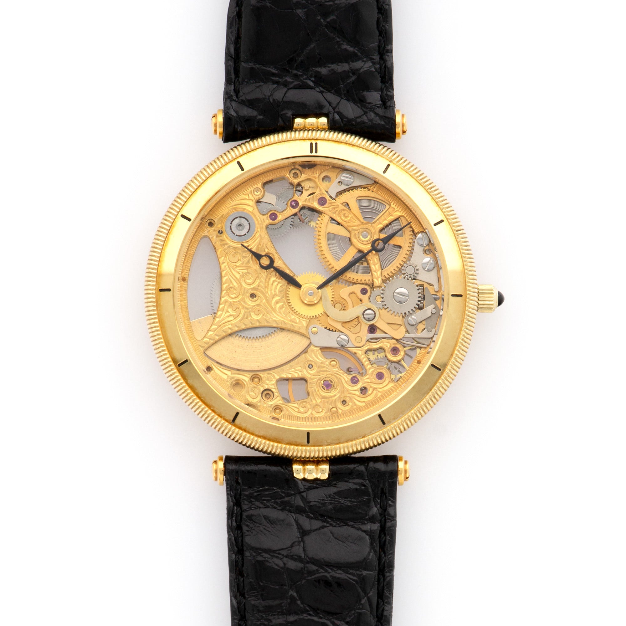 Universal Geneve - Universal Geneve Yellow Gold Skeletonized Automatic Watch - The Keystone Watches